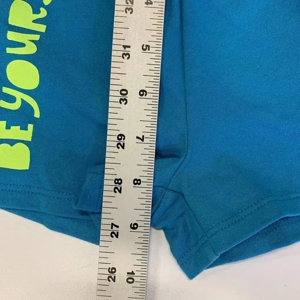 Open Edit Kids' Side Ruffle Shorts In‎ Blue Cendre Be Yourself Size 5 NWT